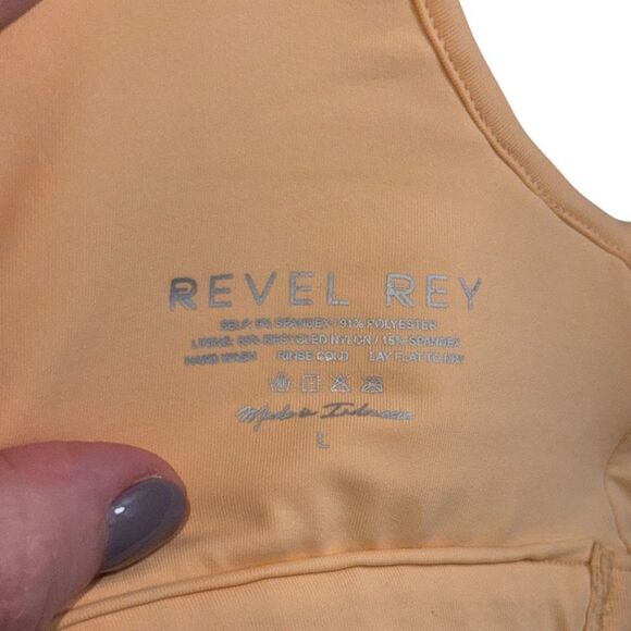 Revel Rey Peach Pleat Francis Bikini Top - Picture 6 of 6